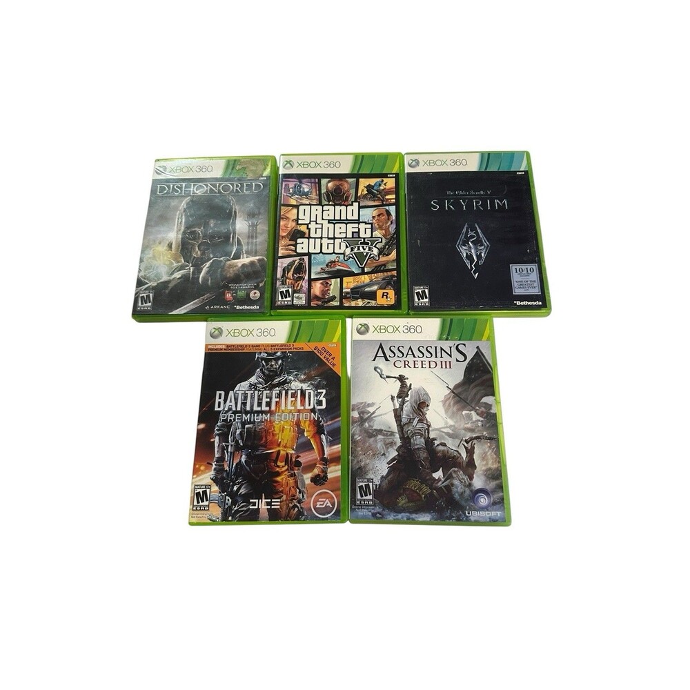 Mixed-Lot of 5 Xbox 360 Pre-Owned Video Games